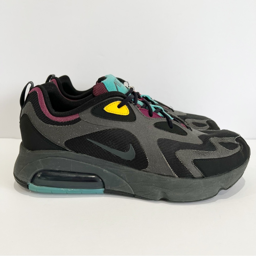 Nike Air Max 200 Black Blue Men’s 11 Athletic Shoe